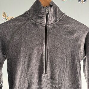 lululemon athletica Gray Zip-Up Women's Quarter Zip